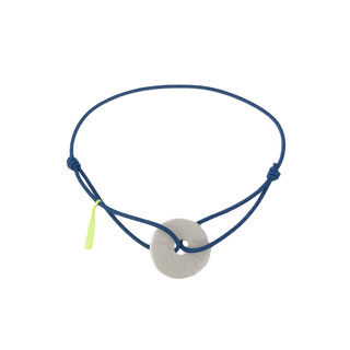 Bracelet Petite Hôdette - Porcelaines Témoin au choix - Bleu marine