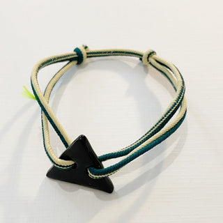 Bracelet Essentiel Spirit - Porcelaine au choix - Vert et beige