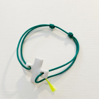 Bracelet Essentiel Spirit - Porcelaine au choix - Vert
