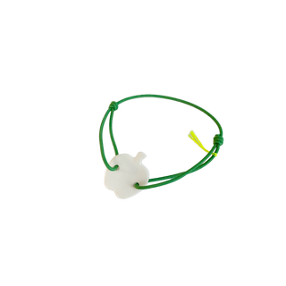 Bracelet L'indispensable - Porcelaine pomme blanche -  Vert pomme - Version mini